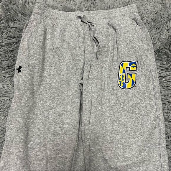 Under Armour Coldgear Grey Sweatpants Joggers Size XL - Picture 4 of 8